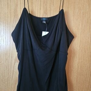 Rue21 Black Asymmetrical Camisole Top